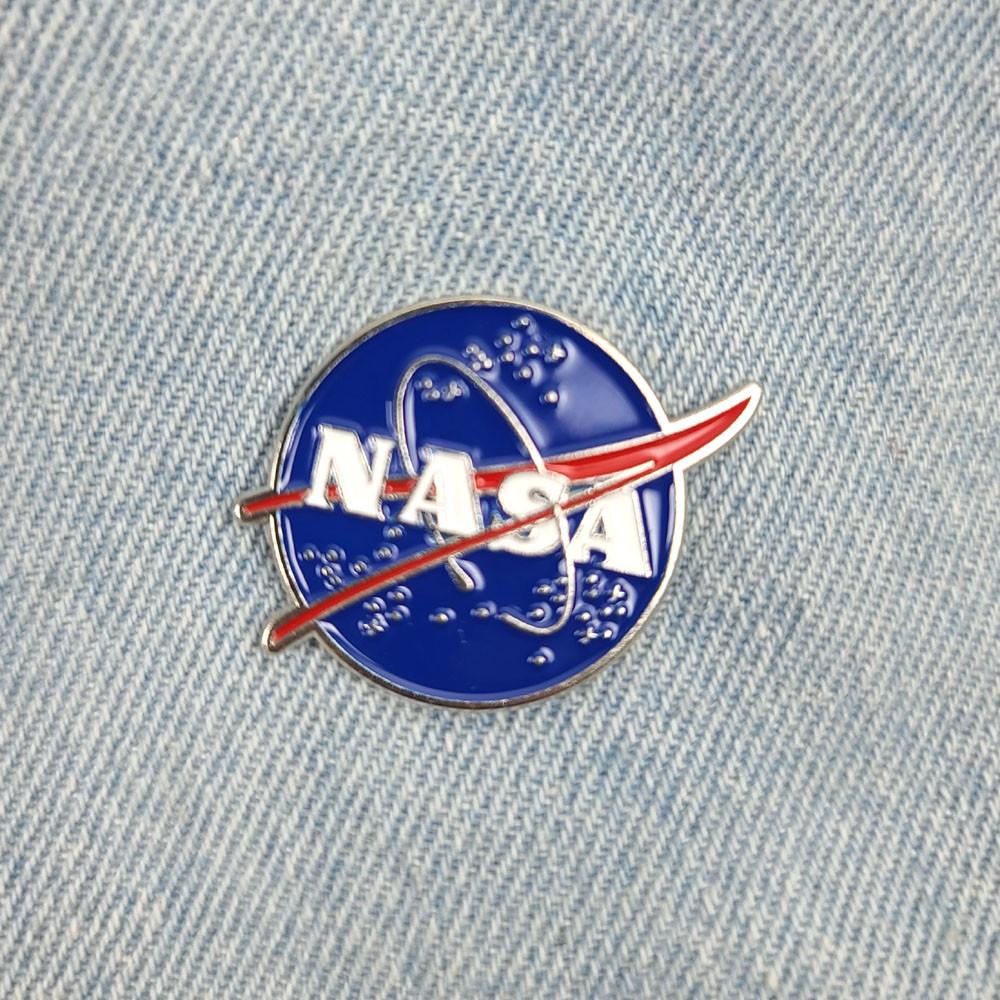 BC104 우주 비행사의 꿈 천문 NASA 나사 배지 뱃지 브로치