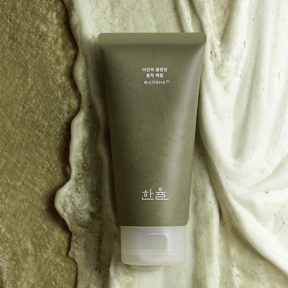 [신규 전용] 한율 어린쑥 피지흡착 클렌징 팩폼 120ml /비건,저자극,약알칼리