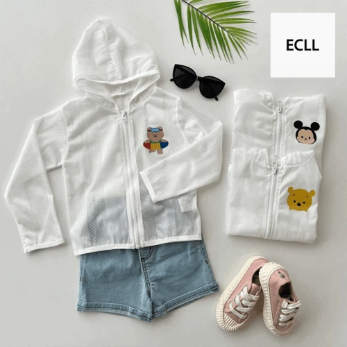 에끌 메쉬 집업가디건