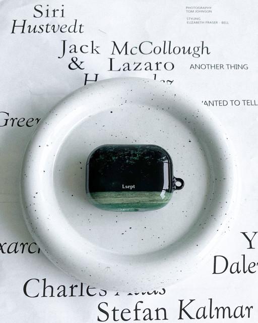 에어팟 / 버즈 숲 유광 하드 케이스