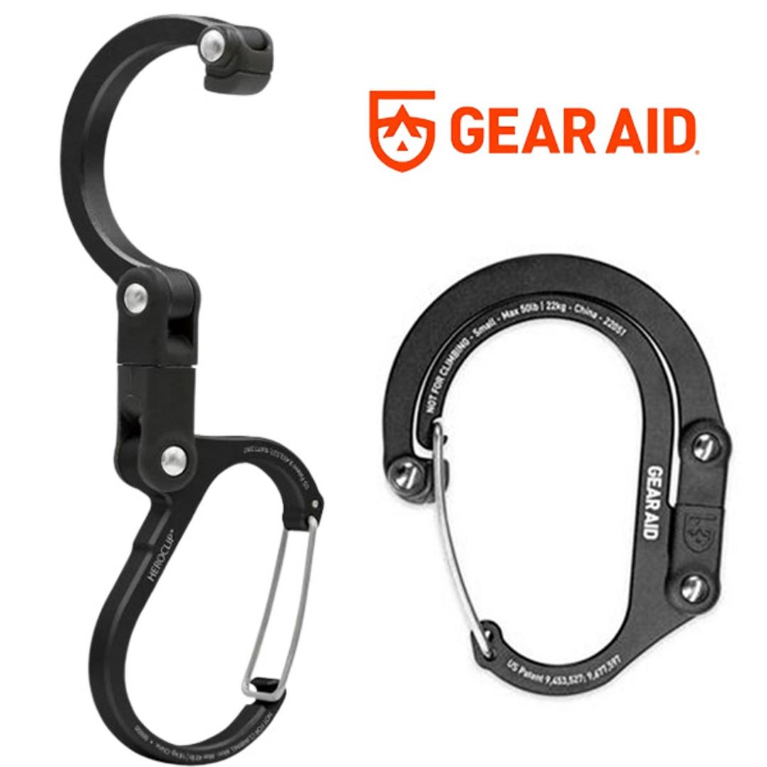 GearAid 기어에이드 히어로클립 스몰 스텔스블랙 - 카라비너 | 쿠팡