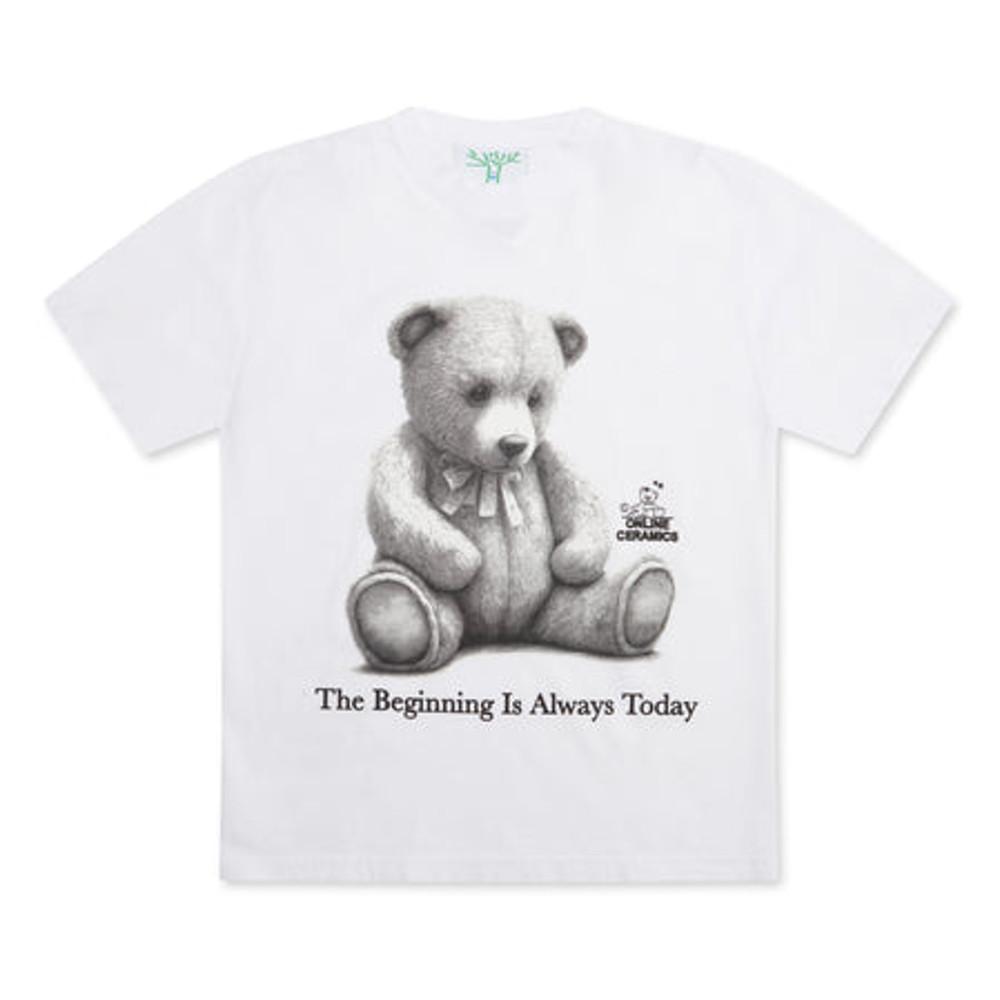 [Online Ceramics] The Beginning Is Always Today Tee White 온라인 세라믹스 비기닝 반팔 티셔츠 화이트