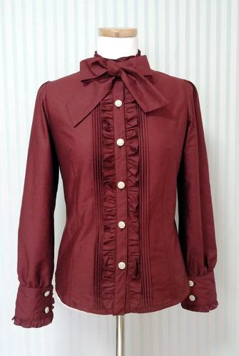 악기 레지멘탈 시리즈 보우타이 블라우스