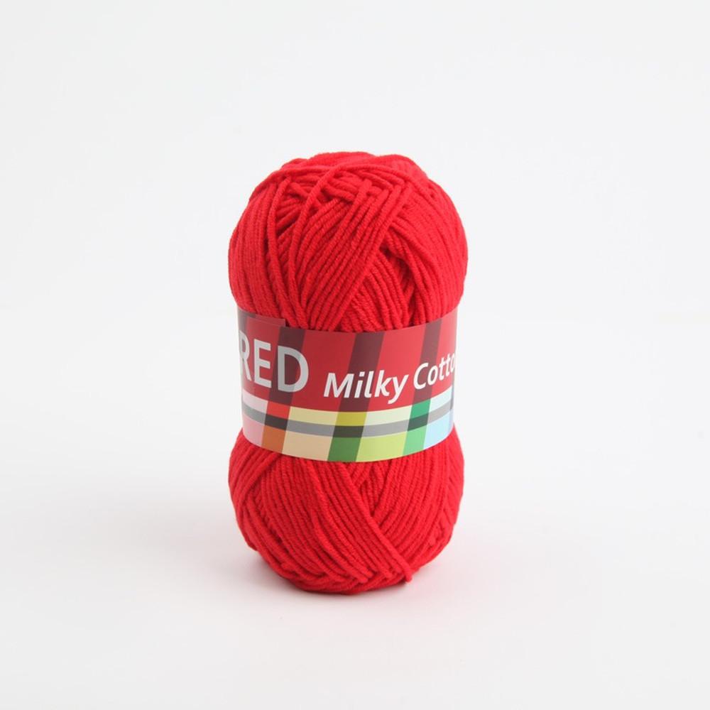 [브랜드얀] (10+1) 밀키코튼50g 레드라벨 면혼방사 뜨개실 인형실 털실 코바늘 코바늘인형 소품실 손뜨개 밀키코튼미니