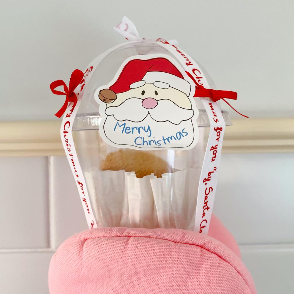 크리스마스 데코 스티커 산타 오너먼트 (50매)