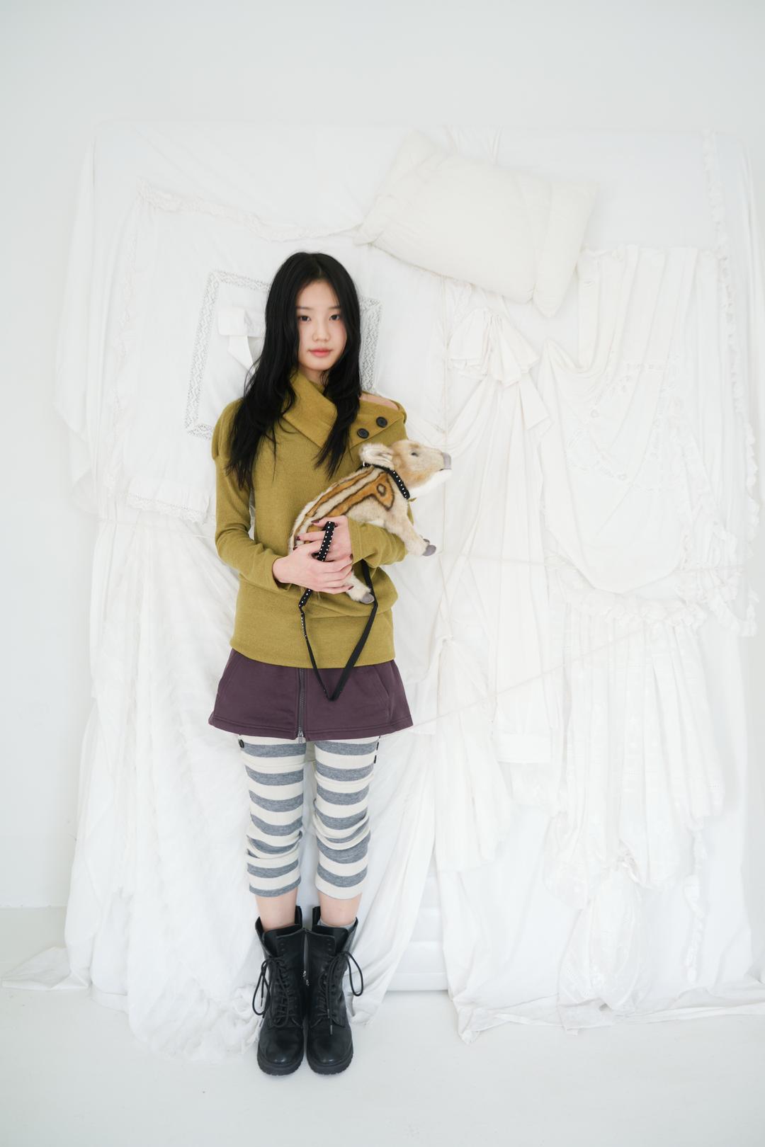 Nana turtleneck, olive (12/3 예약배송)