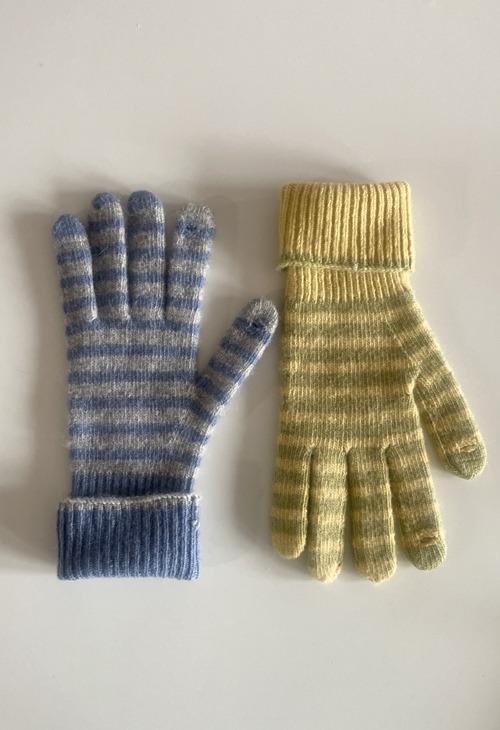 어나더랭귀지 stripe gloves