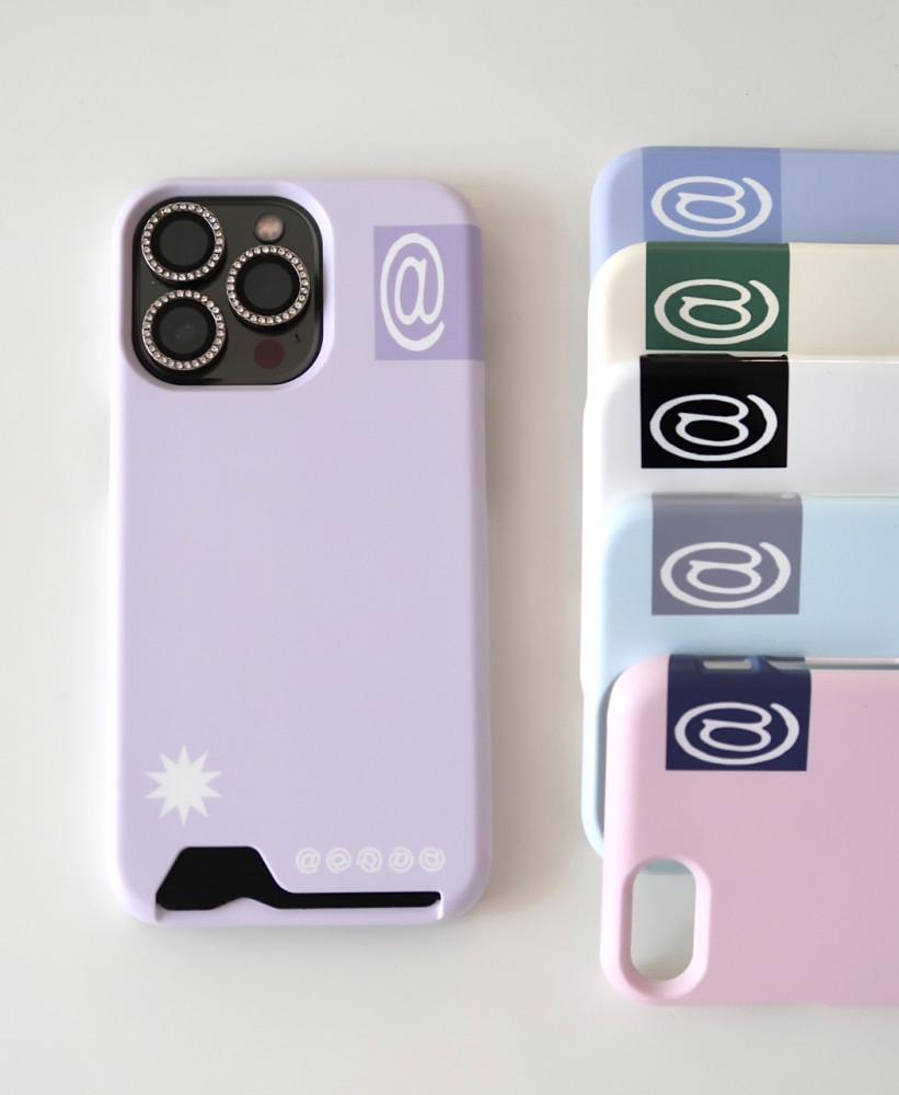 [i43] at sign(@) card case 카드케이스 아이폰 15 pro
