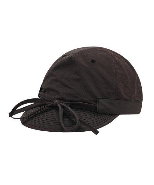 Ribbon Strap Cap [Charcoal]