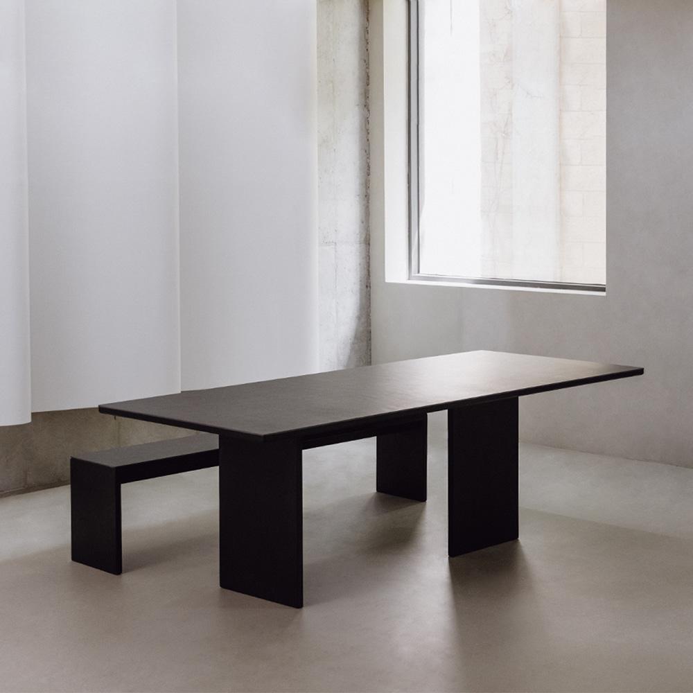 [리퍼상품] P56 블랙 스페인 세라믹식탁 포세린식탁 대형 대리석 다이닝테이블 8인 6인용 1800