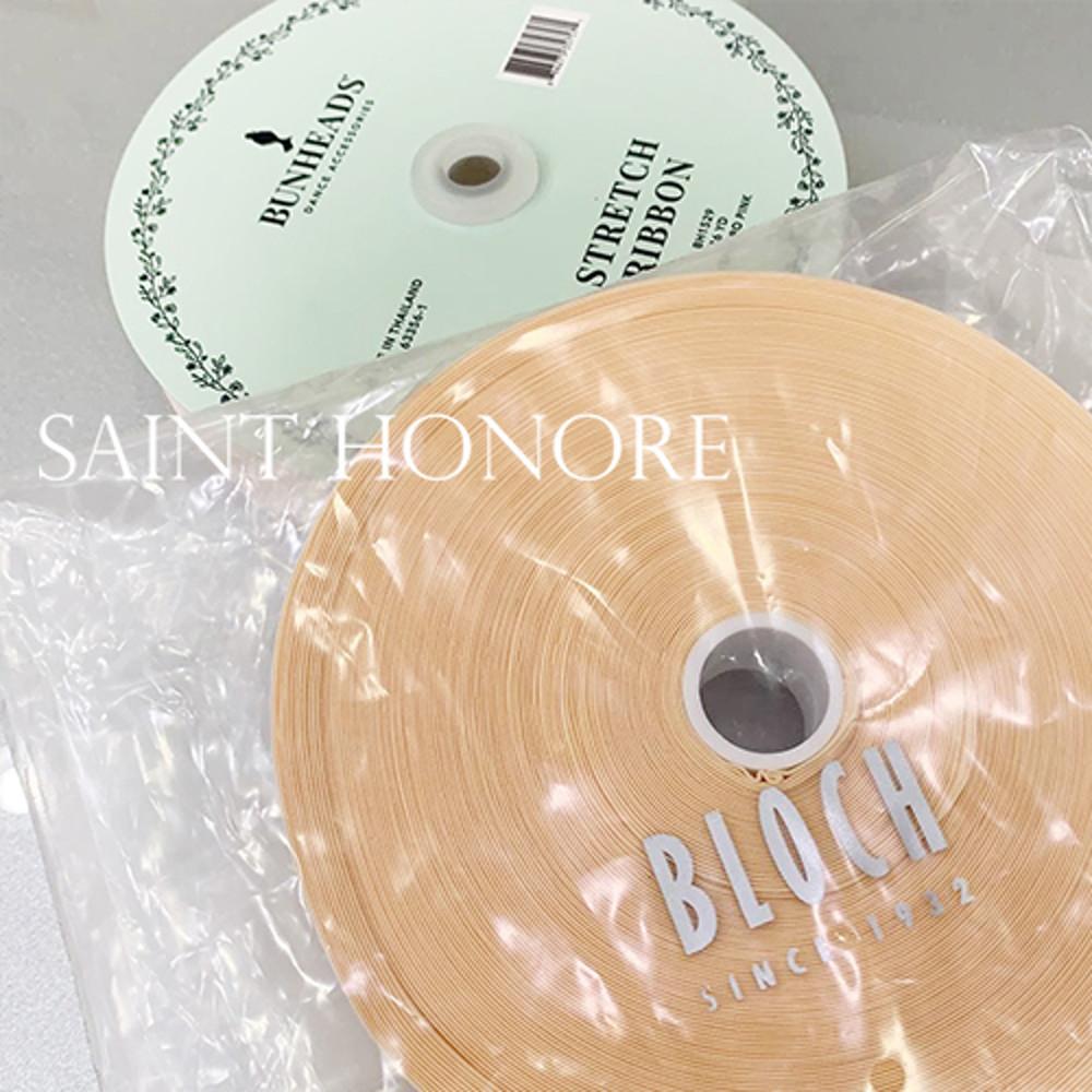 ​[BLOCH] 블락 토슈즈 스트래치 리본 롤 22mm  (Stretch Satin Ribbon Roll)