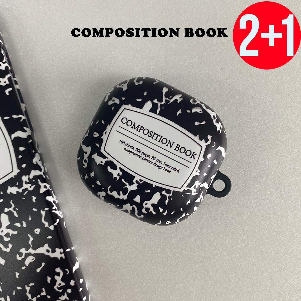 컴포지션 버즈2케이스 잉크 얼룩 무늬 물감 패턴 버즈라이브 프로