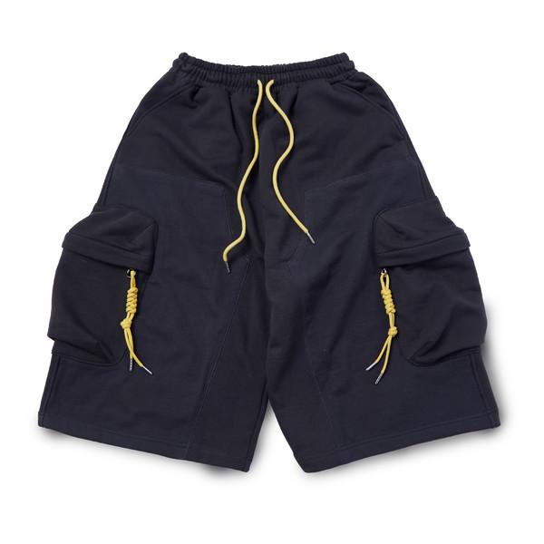 Cargo Bermuda Sweatpants (CHARCOAL)