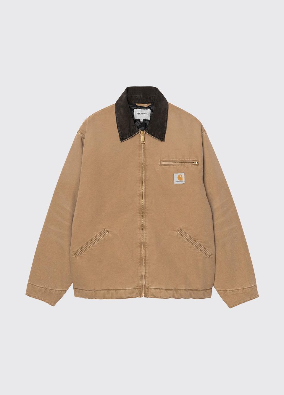 OG DETROIT JACKET HAMILTON BROWN / TOBACCO STONE CANVAS