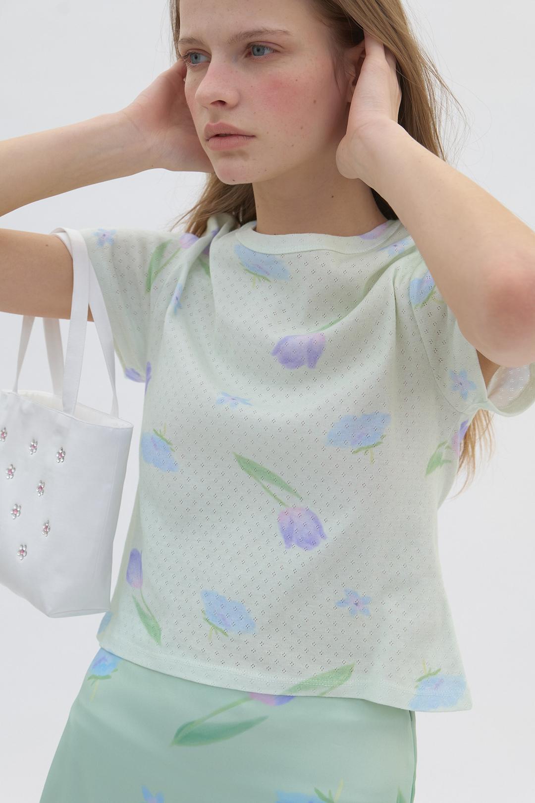 Watery Tshirt Green
