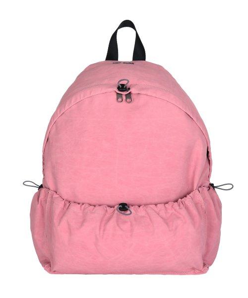 리사이클 나일론 백팩-핑크