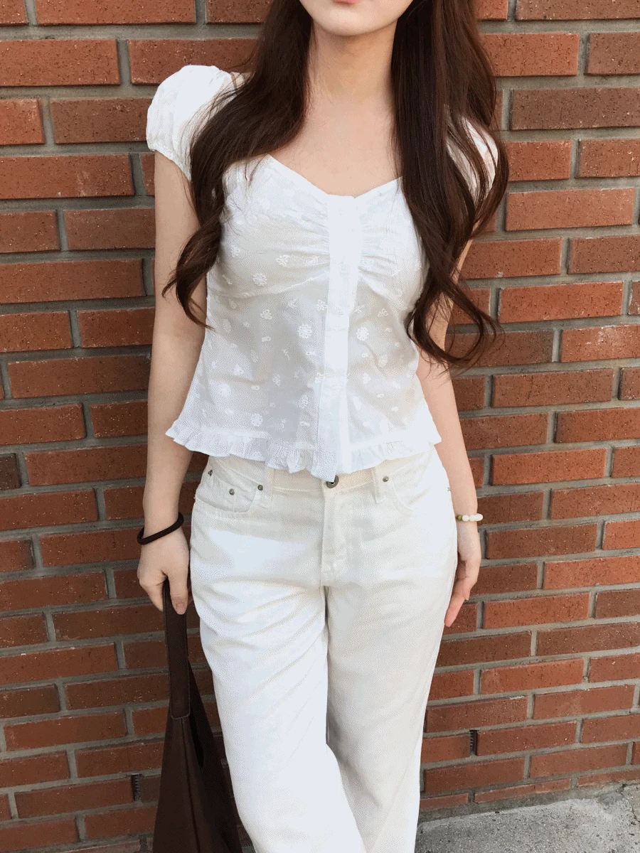 bl - [소장템] 유엘 펀칭 블라우스