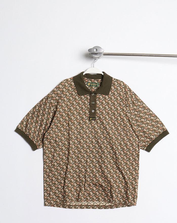 HUNTING WORLD Pattern Pique Shirts