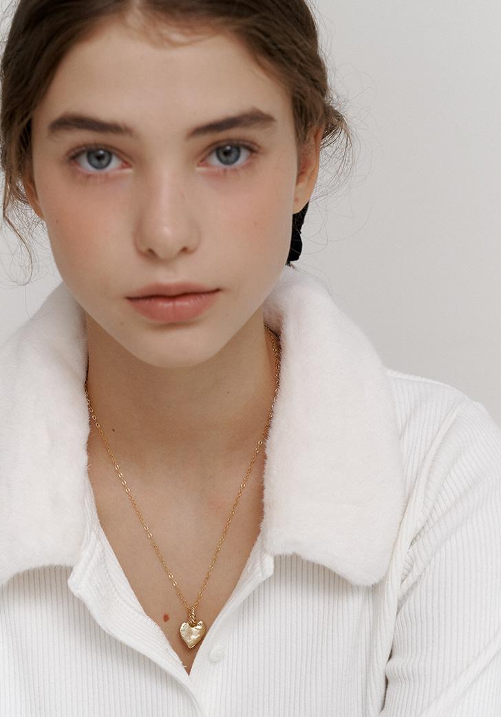 lovely piece chain necklace (Silver 925)