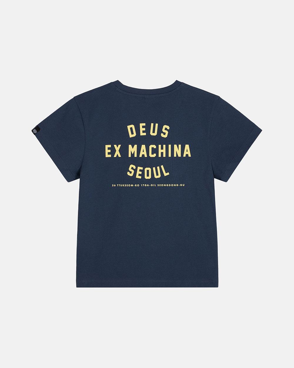 W. Seoul College Address Tee_Navy