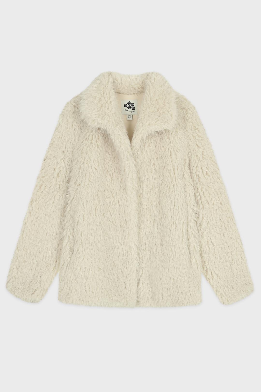 Heavy Mix Fur Jacket (Cream)