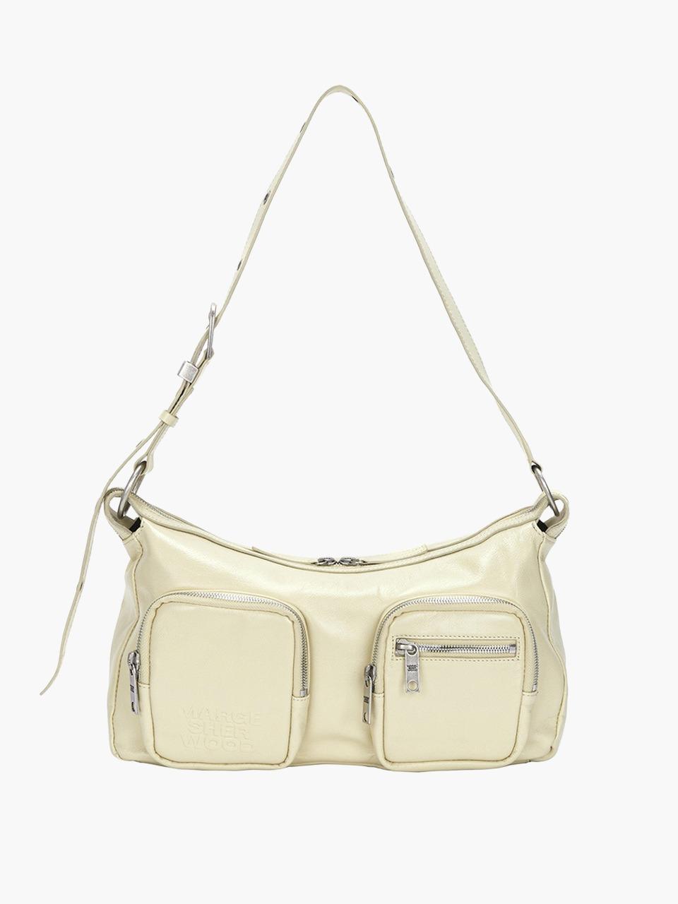 OUTPOCKET HOBO_blond wood glossy plain