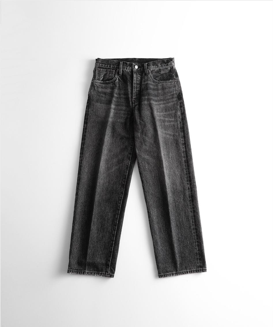 BEHEAVYERㅣ 312R SELVEDGE DENIM PANTS washed black