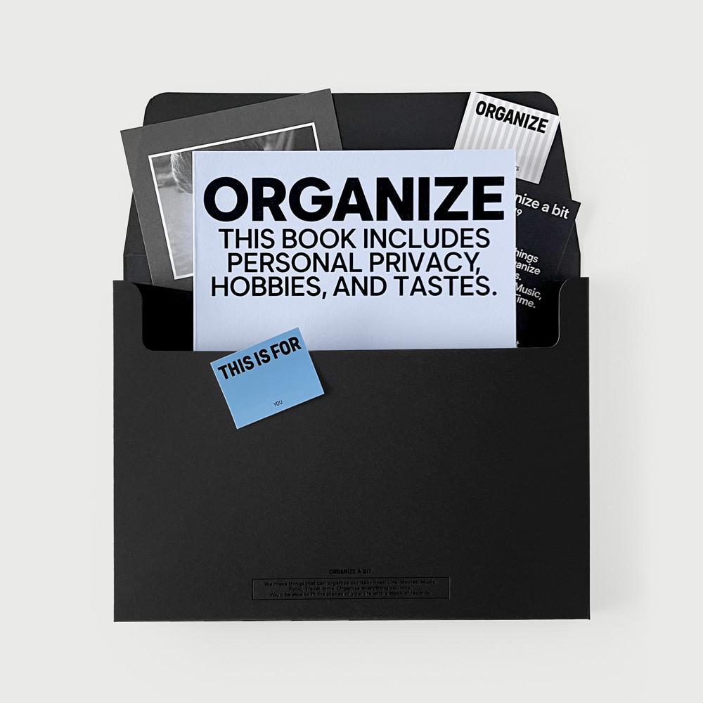 organize diary 만년 위클리 먼슬리 하프 6개월 다이어리 핑크 블루