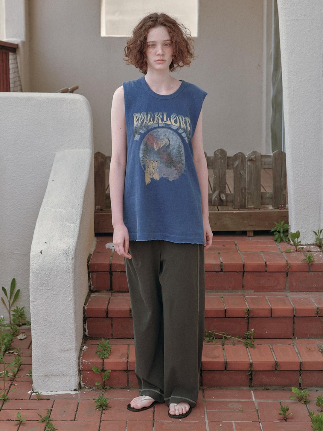 Women Jersey Banding Pants - Ash