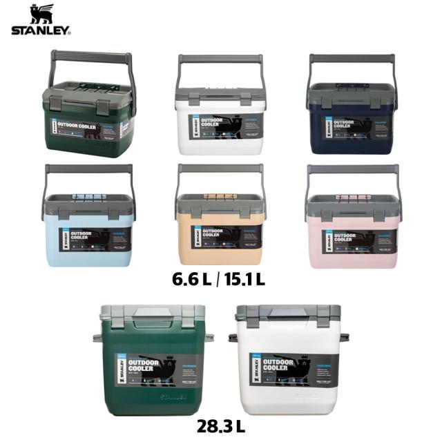 스탠리 쿨러 아이스박스 6 15.1L 28 그린 화이트 네이비 샌드베이지 폴라블루 피치휩