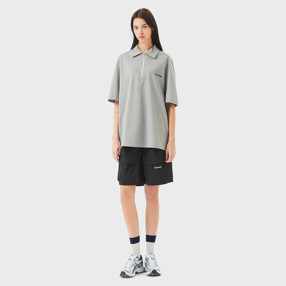 Holiday Zip-up Polo_QUTAX22436GYX