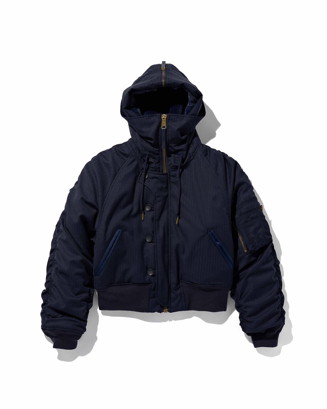 MSCHF X ALPHA WOOL N-2B JACKET_DEEP NAVY