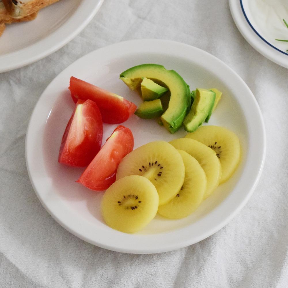 시라쿠스 라운드 플레이트 카페 원형 접시 도자기 그릇