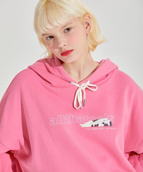 올댓캣츠 후디 핑크
