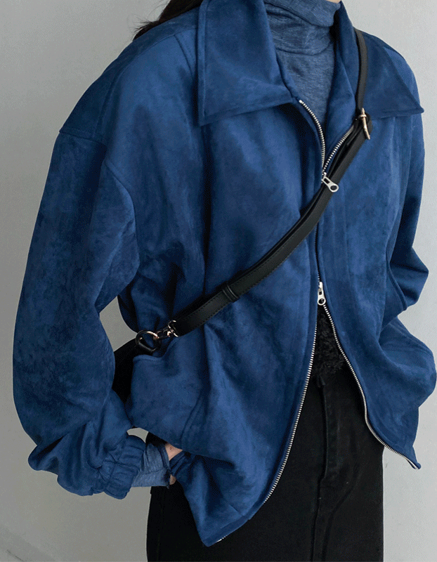 스웨이드 투웨이 집업 점퍼 .A9636 (3color)