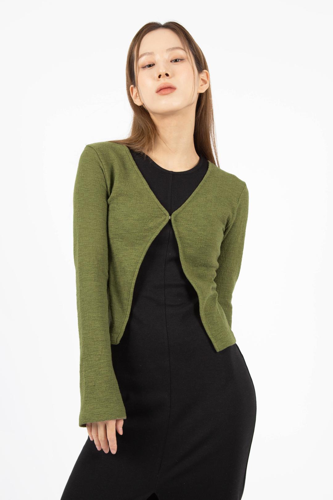 FLARE SLEEVE CARDIGAN