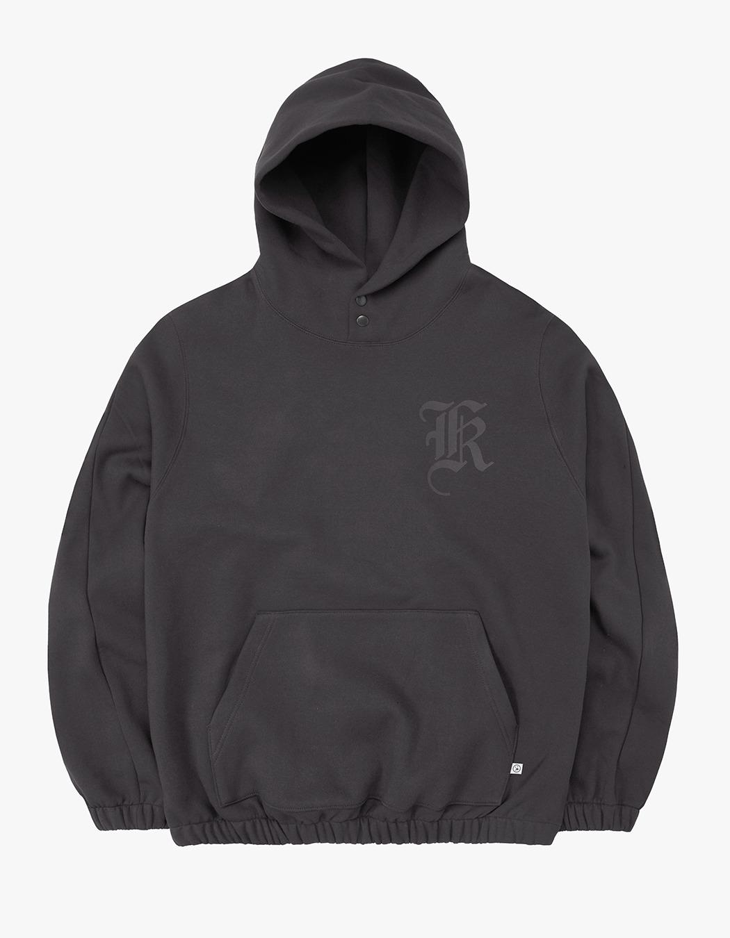 Initial Hoodie - Charcoal