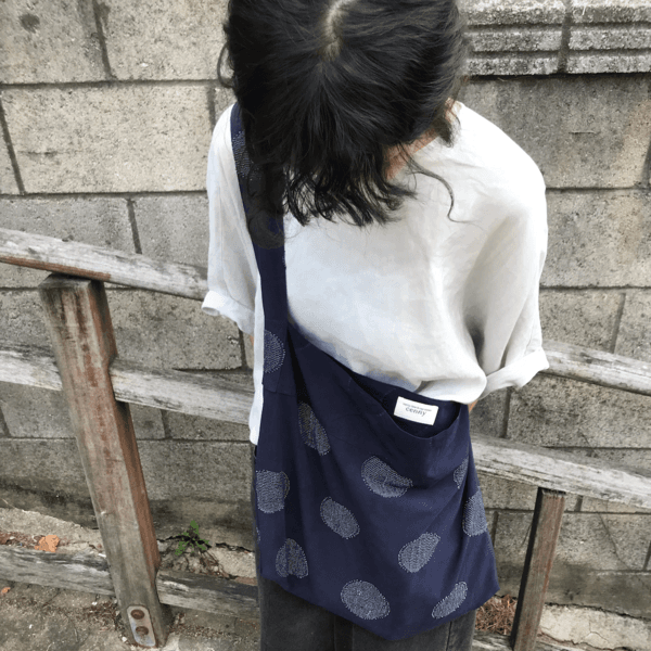 (2st) wideband bag (cross) - Bigger dot