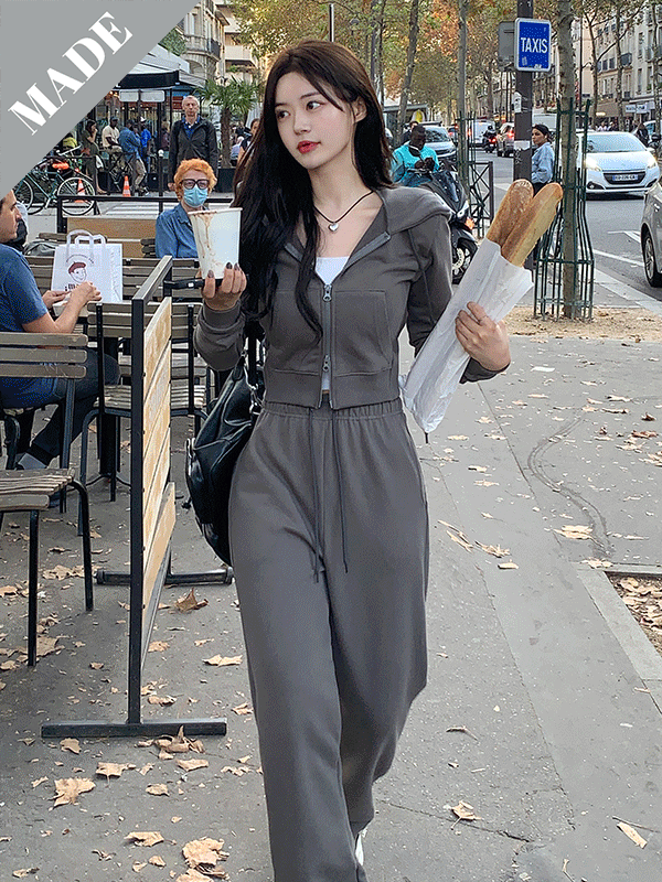 ERA UNISEX SUEDE EFFECT TRACK PANTS - BROWN - 위시버킷