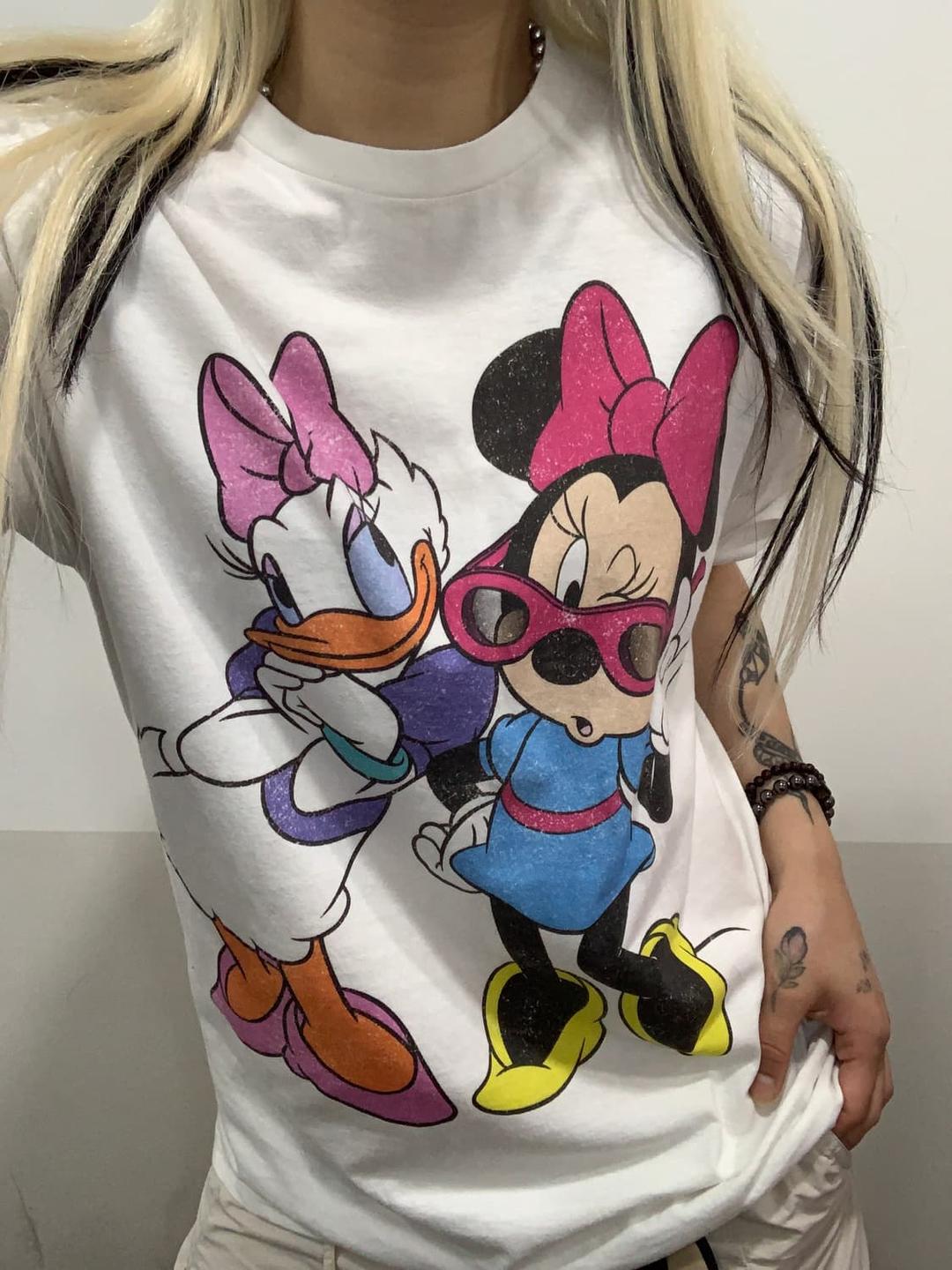(빈티지)Port & Company X Disney 미니마우스 반팔티 | 후루츠패밀리