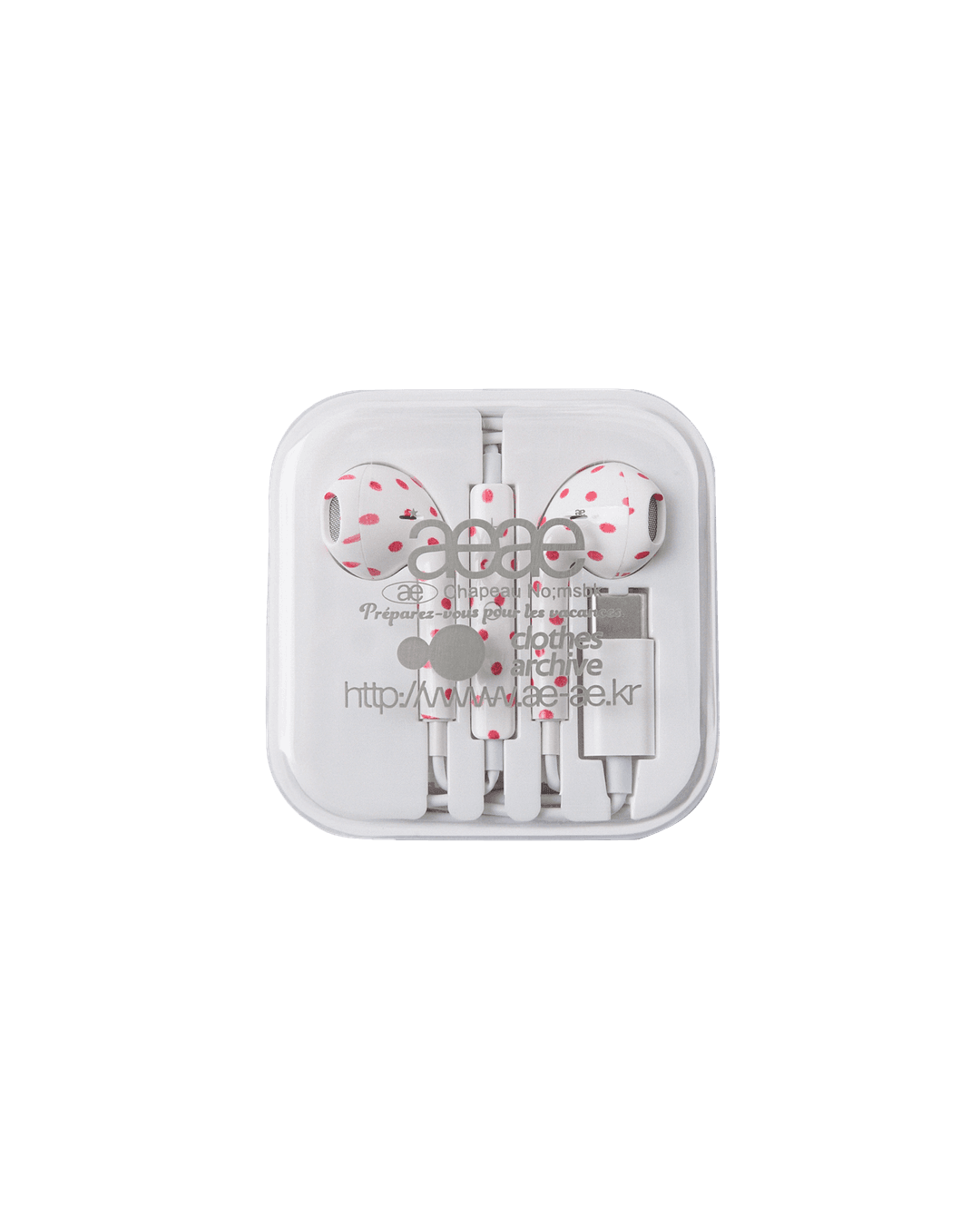 AE CUSTOM EARPHONES (USB-C) [WHITE/RED]