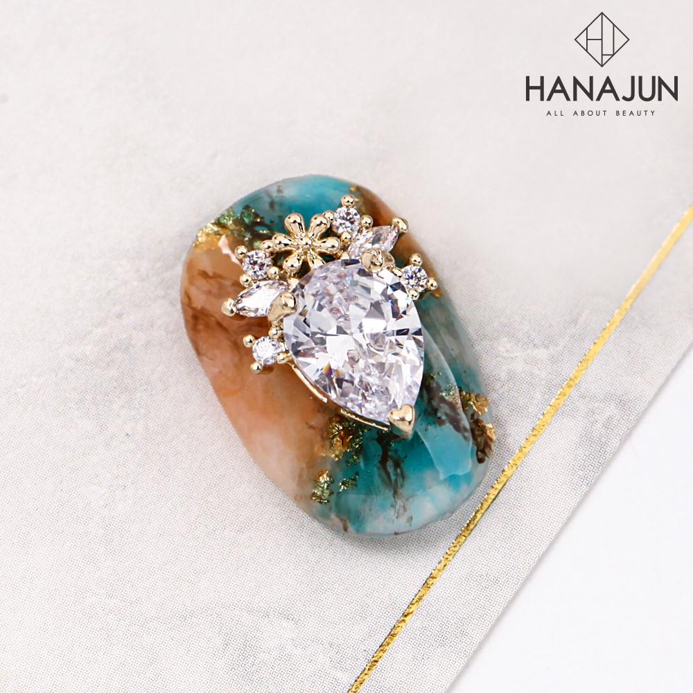 크리스탈 루돌프 웨딩 네일 보석 파츠