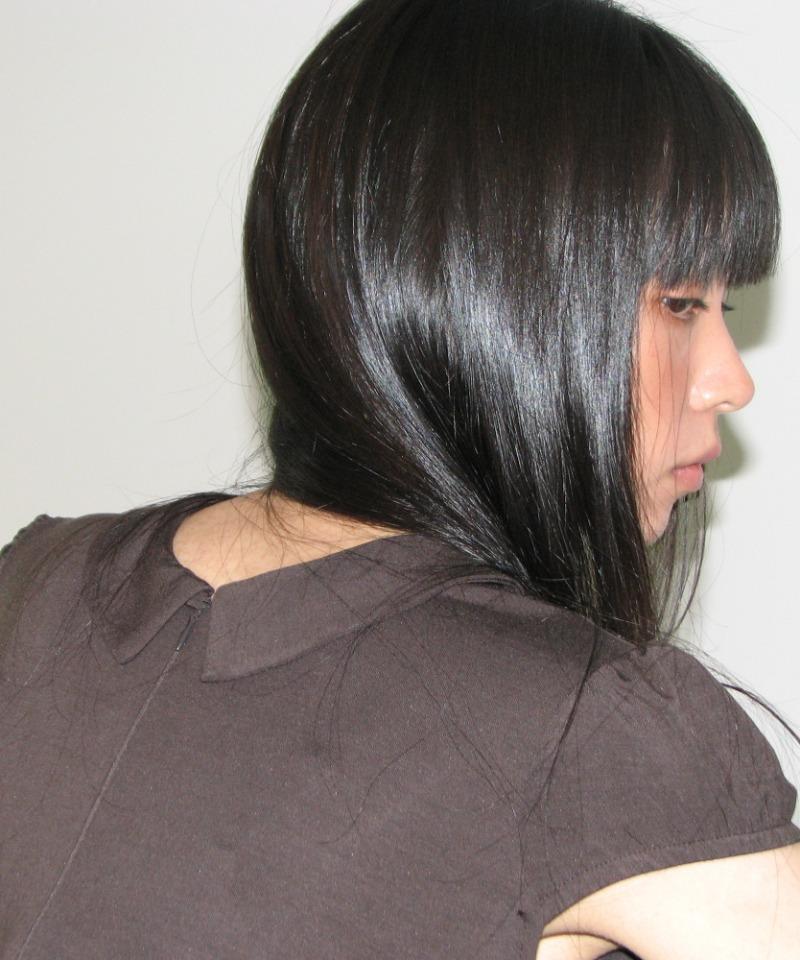 Soft line dress (Brown)