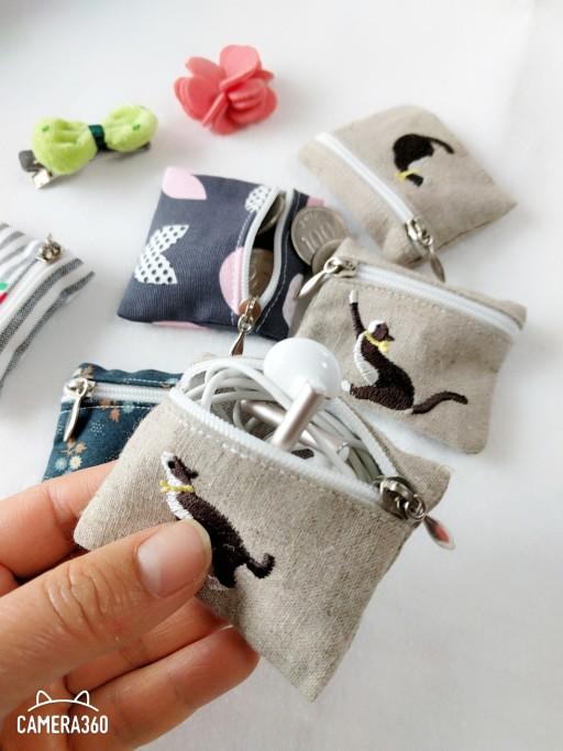 고양이 동전카드지갑(에어팟파우치)