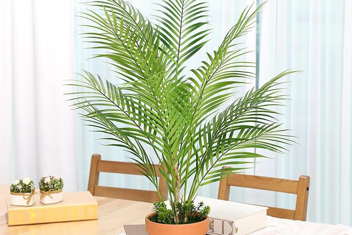 인테리어 인조나무 조화 화분 토분 아레카야자 70cm