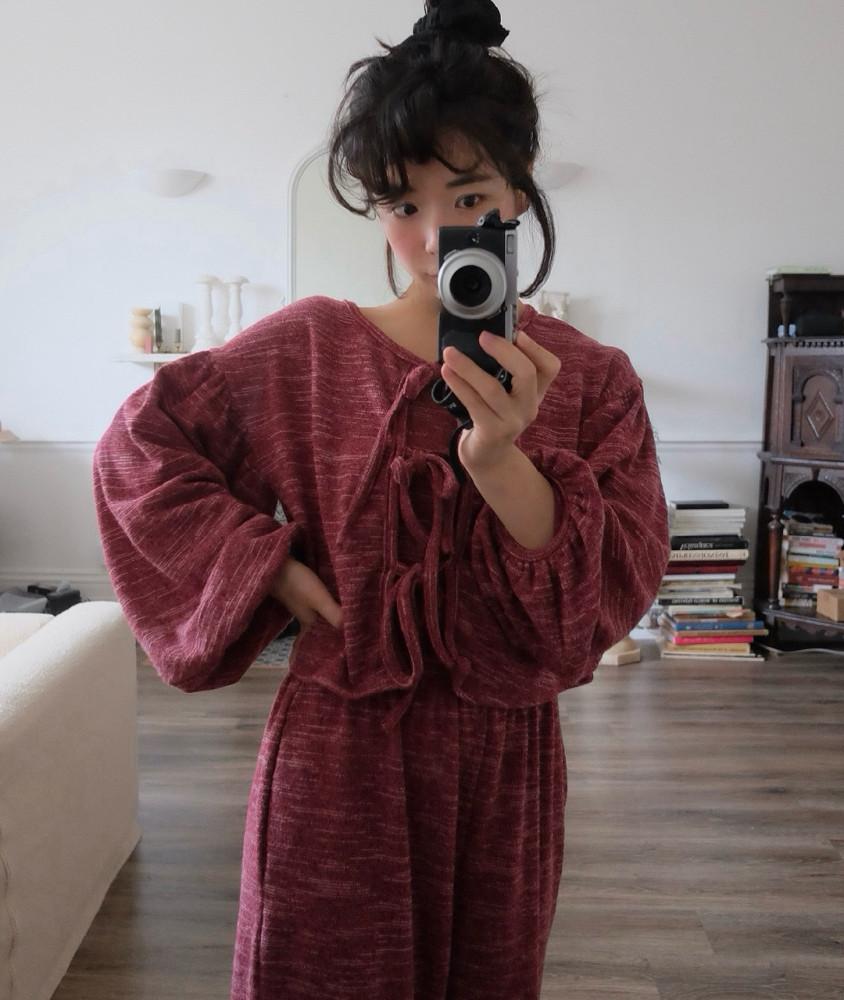 와인 리본 3피스 세트