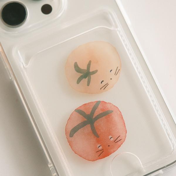 [card case] 봄 기운의 토마토 네코