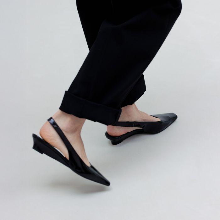 WEDGE ANDY SLING BACK [C5S02BK]