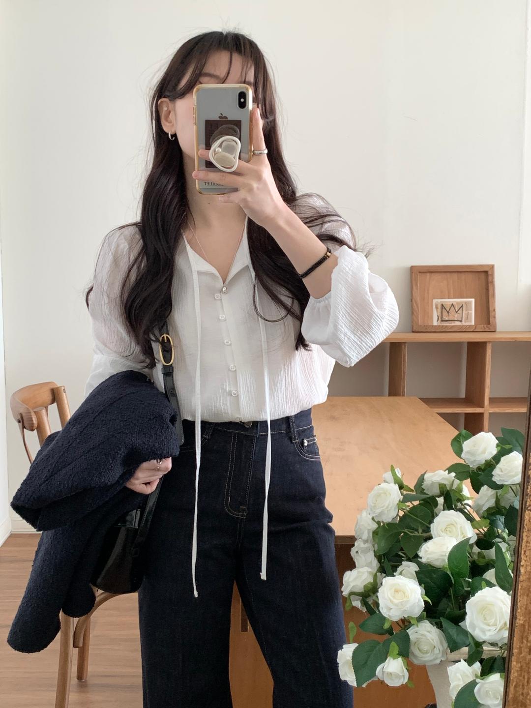 [바로배송] PEONY THREE-WAY BLOUSE