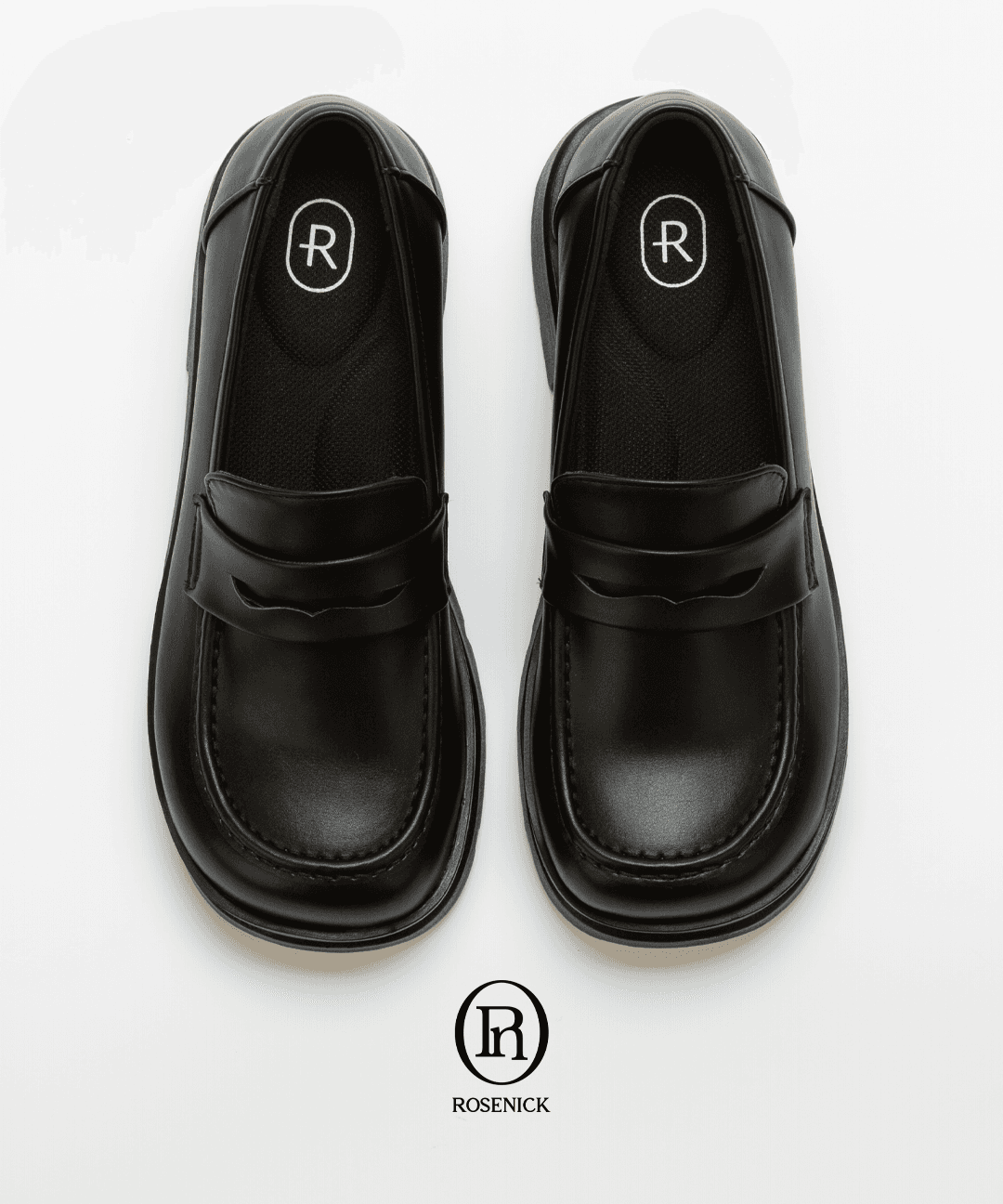 로제니크 [민니 착용] 40년 장인 수제화 로제니크 자체제작 몽글페니로퍼 플랫폼 데스티 (5cm/2colors)